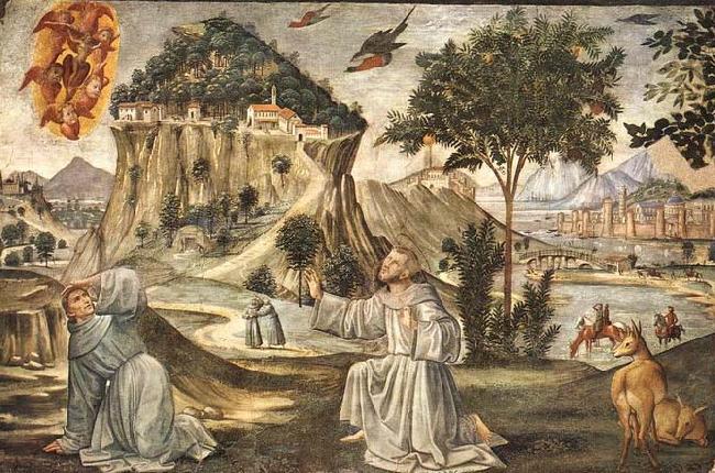 GHIRLANDAIO, Domenico Stigmata of St Francis china oil painting image